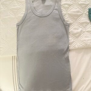 Petit Bateau Light Gray Tank Top